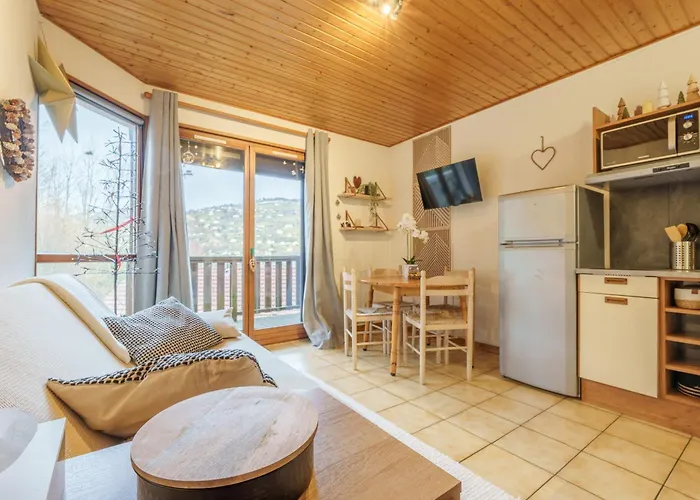 La Cime Des 4 - Vue Sur La Vallee A Apartmán *